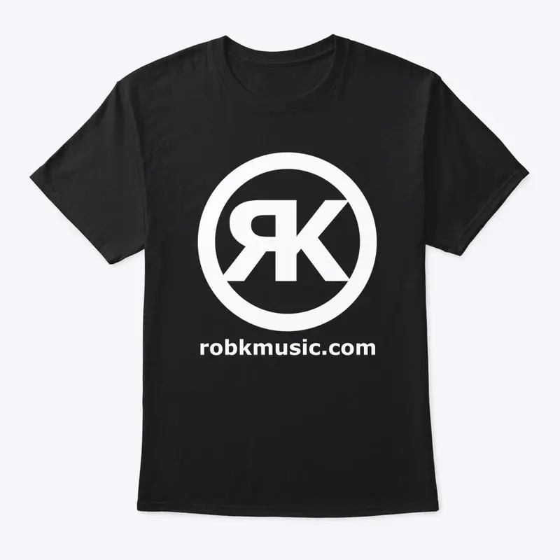 Rob K Music logo t-shirt (dark)