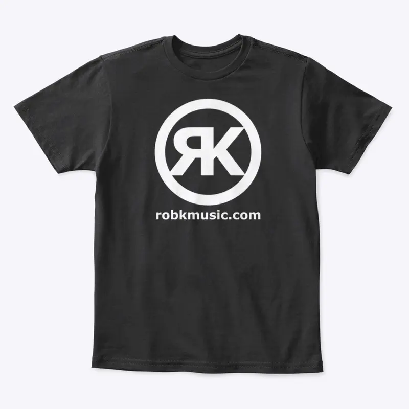 Rob K Music logo t-shirt (dark)